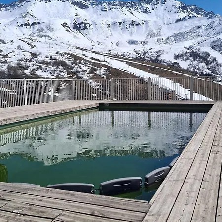 Confortable T3 Ski-in/ski-out Aux Balcons Du Soleil Apartment Saint-François-Longchamp
